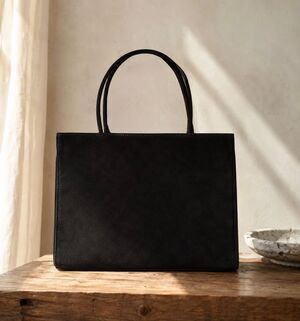 Rare Couture Tanner Krolle Black Suede Tote Bag – Icon of British Luxury Handbag